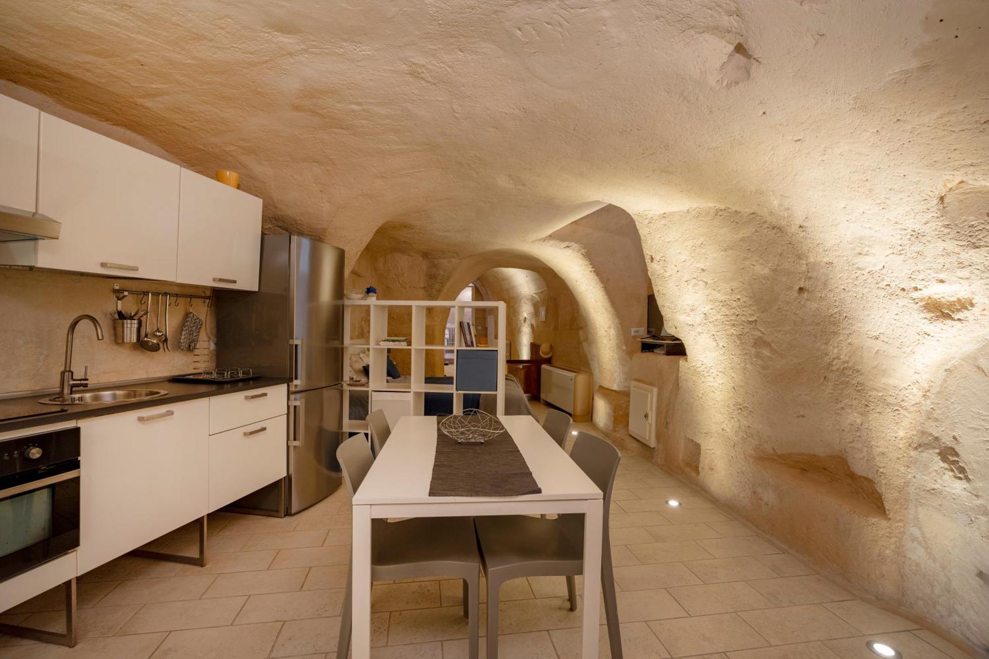 Ferienwohnung La Grotta Di Lulu Matera Exterior foto